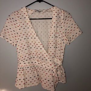 pattern tye top